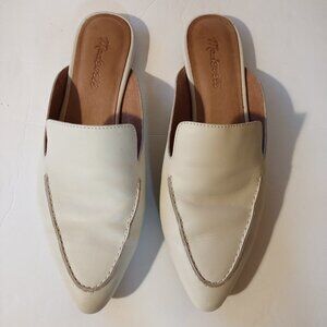 Madewell The Frances Skimmer Leather Mules Women's Size 8.5
